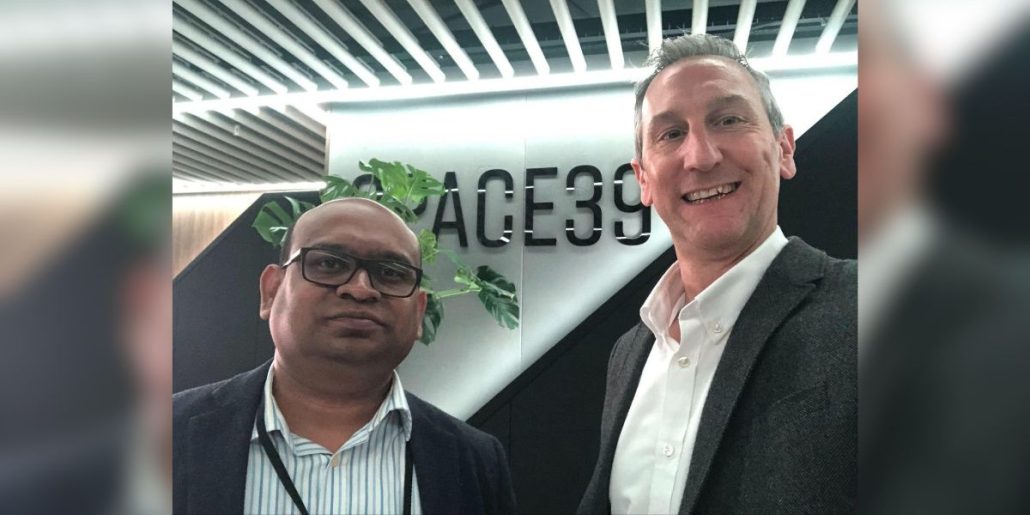 Left: Don Liyanage, Chief Scientist and Co-founder at Tikos. Right: Mike Oaten, CEO and Co-founder at Tikos.
